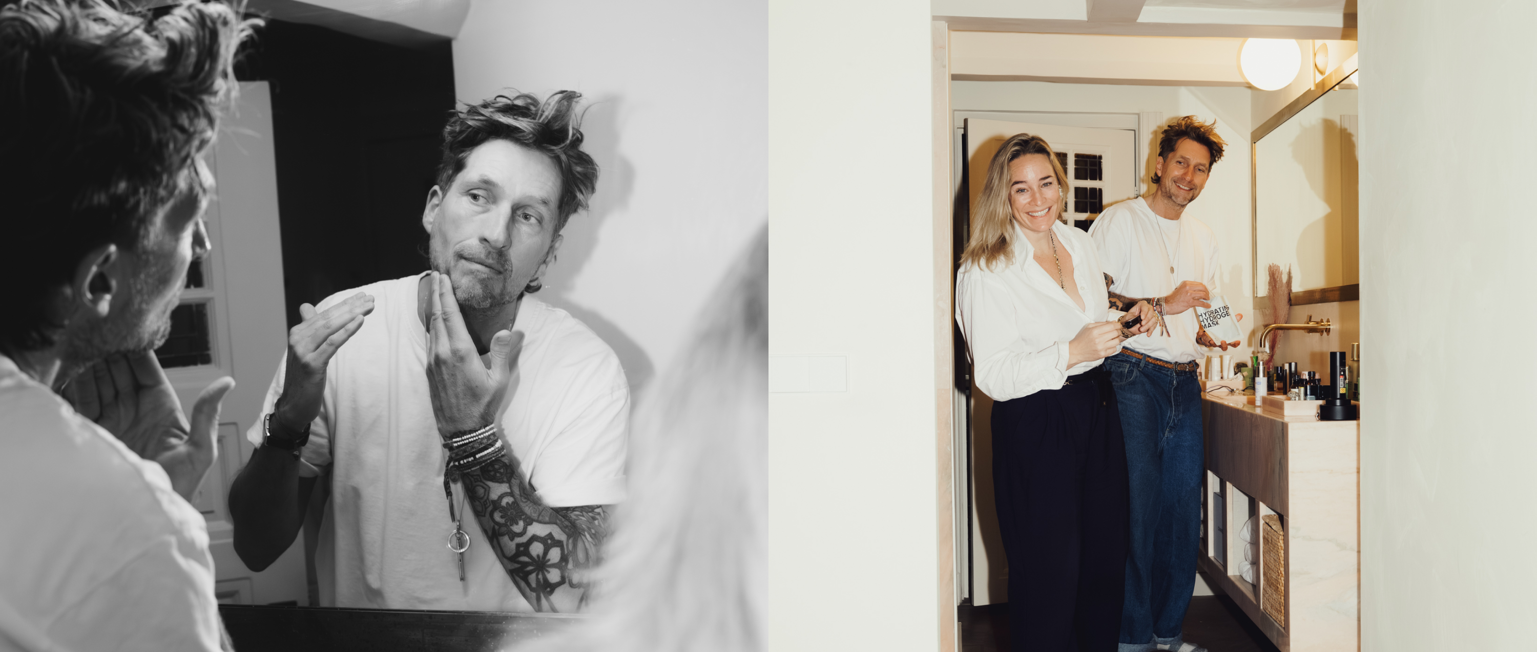 Skincare as a daily foundation: In conversation with Jetteke van Lexmond and Alex Jaspers